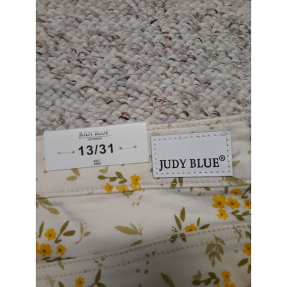 NWT Judy Blue Golden Meadow Floral Cottagecore Mid-Rise Skinny Fit 13/31 - Picture 7 of 9